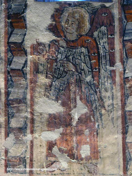 CABECERA. DETALLE DE SERAFN CUBIERTO DE OJOS